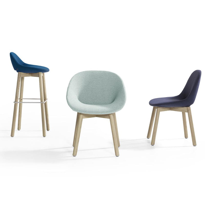 Beso Wood 4 Leg Armchair Chairs Artifort 