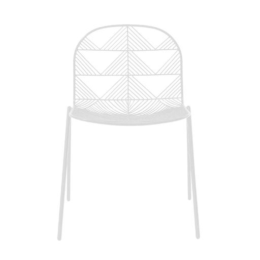 Betty Stacking Chair Side/Dining Bend Goods White 