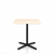 Emeco 2 Inch X Base Cafe Table - Square Coffee Tables Emeco 30" / 76 cm Black Powder Coated Accoya (Outdoor Approved)