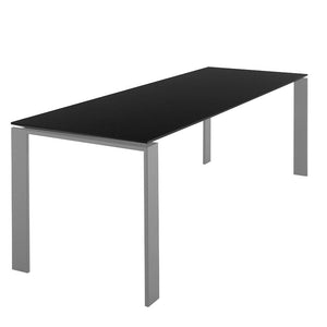 Four Soft Touch Table Tables Kartell Large Black Aluminum