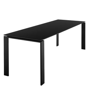 Four Soft Touch Table Tables Kartell Large Black Black