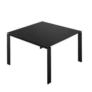 Four Soft Touch Square Table Tables Kartell Black Black 