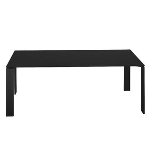 Four Soft Touch Table Tables Kartell Medium Black Black