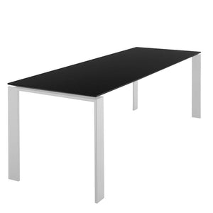 Four Soft Touch Table Tables Kartell Large Black White