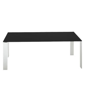 Four Soft Touch Table Tables Kartell Medium Black White