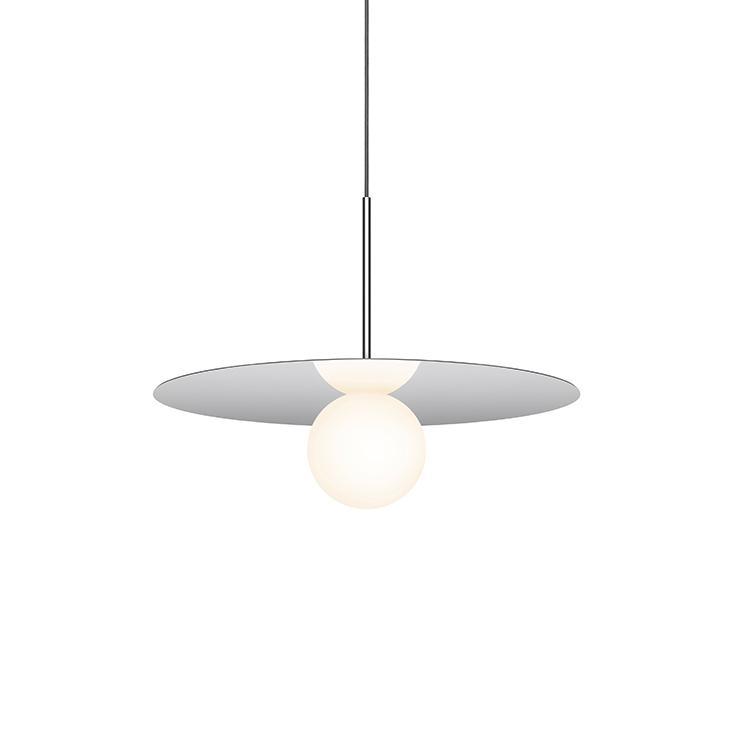 Bola Disc Pendant ceiling lights Pablo Chrome 18" 