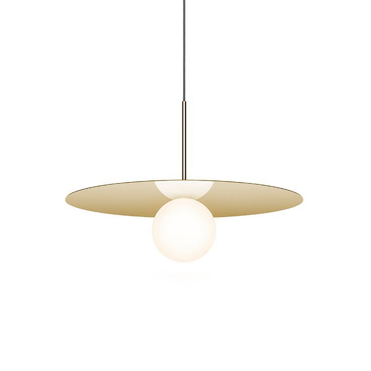 Bola Disc Pendant ceiling lights Pablo Brass 22" 