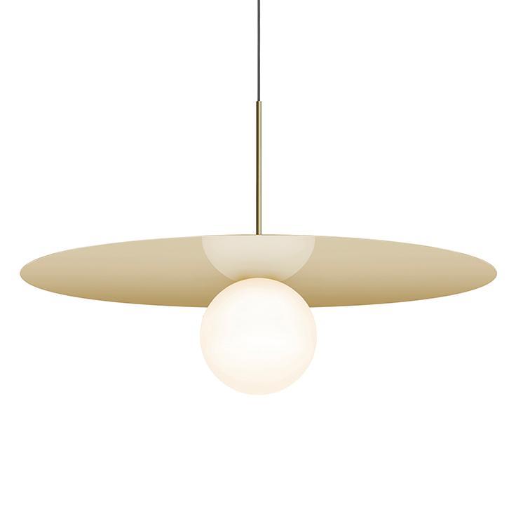 Bola Disc Pendant ceiling lights Pablo Brass 32" 