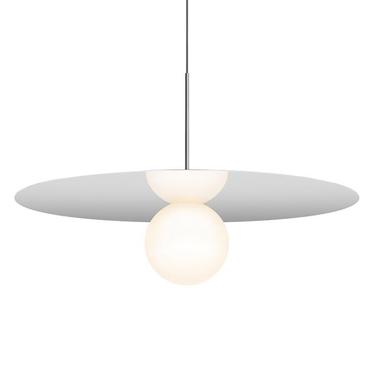 Bola Disc Pendant ceiling lights Pablo Chrome 32" 