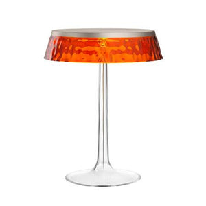 Bon Jour Table Lamp Table Lamps Flos Matt Chrome Amber 