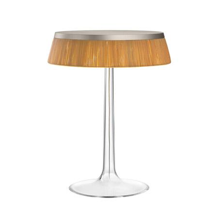 Bon Jour Table Lamp Table Lamps Flos Matt Chrome Rattan 