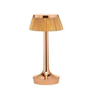 Bon Jour Unplugged Table Lamp Table Lamps Flos Copper Rattan 