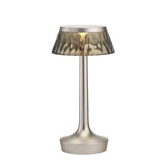 Bon Jour Unplugged Table Lamp Table Lamps Flos Matt Chrome Fumee 