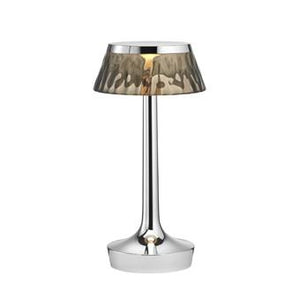 Bon Jour Unplugged Table Lamp Table Lamps Flos Chrome Fumee 