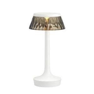 Bon Jour Unplugged Table Lamp Table Lamps Flos White Fumee 