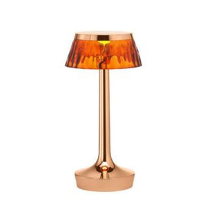 Bon Jour Unplugged Table Lamp Table Lamps Flos Copper Amber 