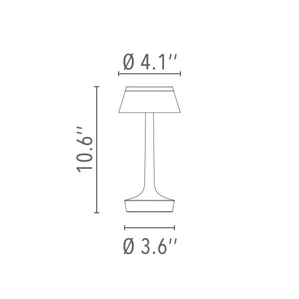 Bon Jour Unplugged Table Lamp Table Lamps Flos 