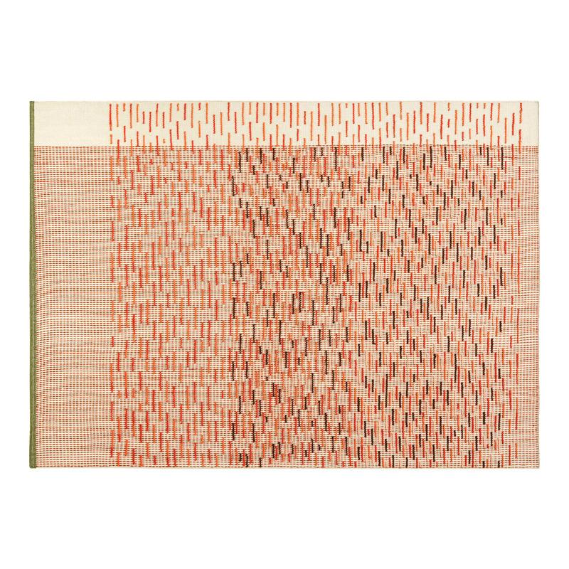 Backstitch Busy Rug Rug Gan Brick 6’7" x 9’10" 