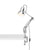 Original 1227 Desk Lamp Table Lamps Anglepoise Lamp with Clamp Bright Chrome 