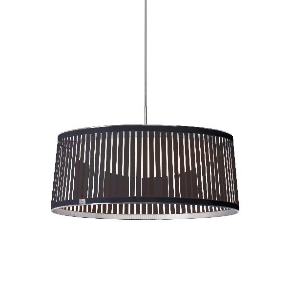 Solis Drum Led Suspension Lamp suspension lamps Pablo Brown 24" 