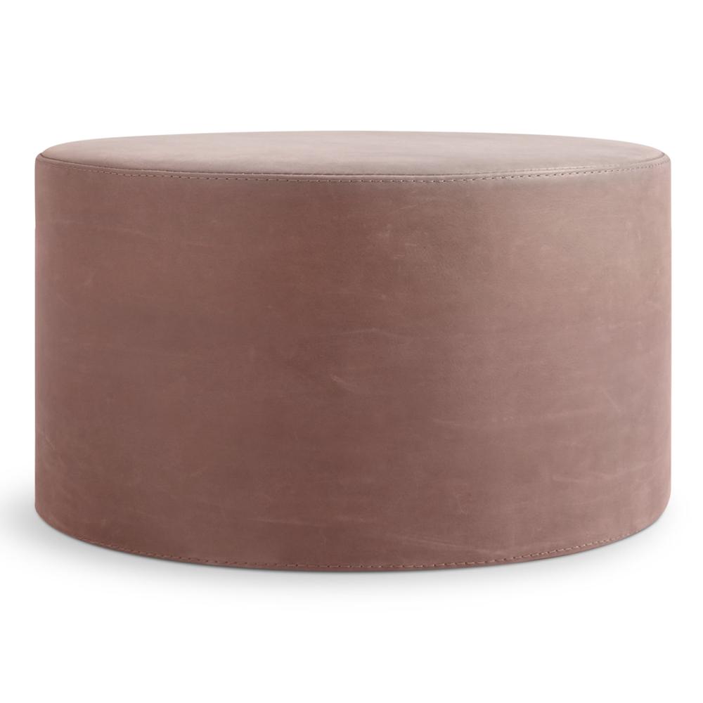Bumper Large Ottoman ottomans BluDot Oyster Leather 