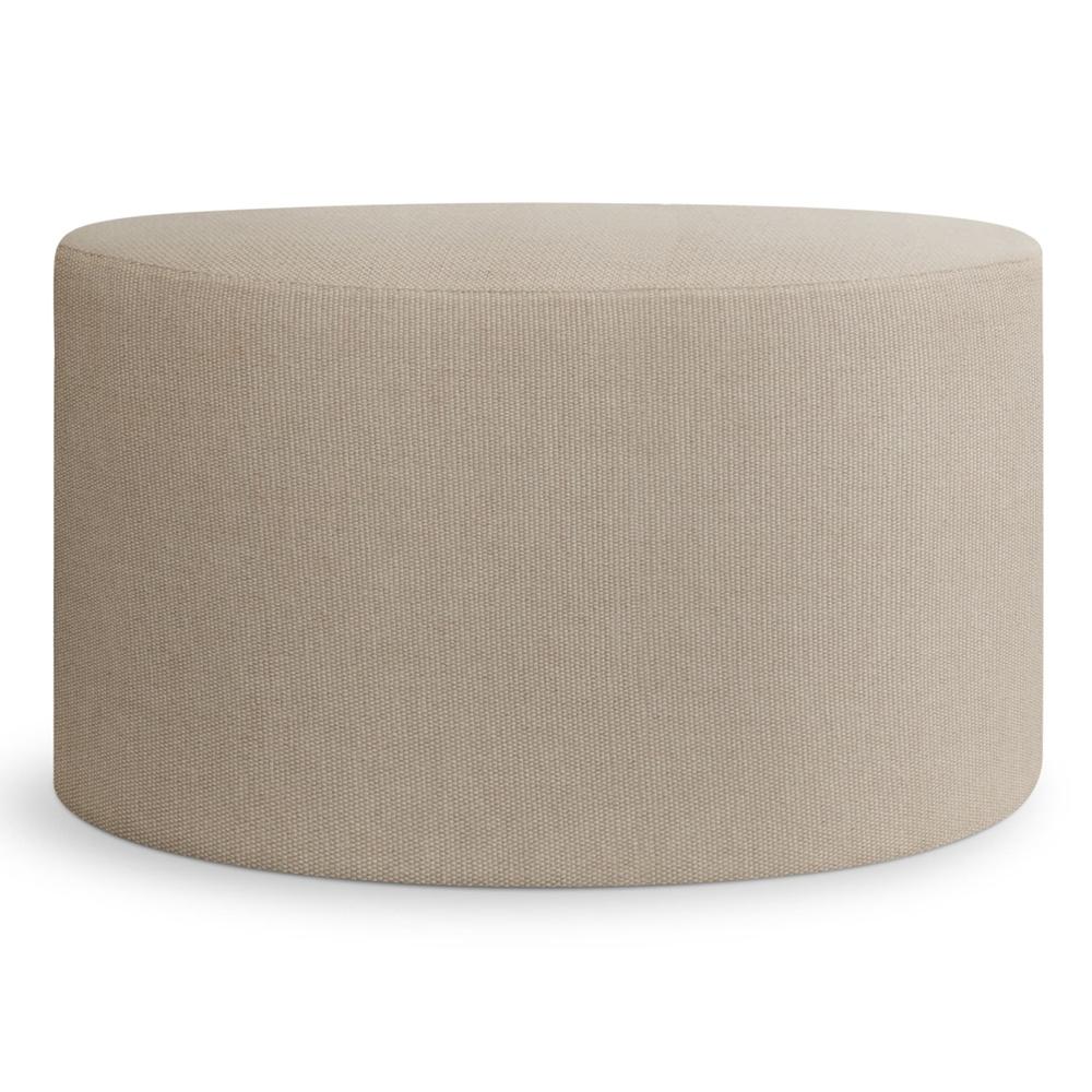 Bumper Large Outdoor Ottoman ottomans BluDot Sunbrella Linen 