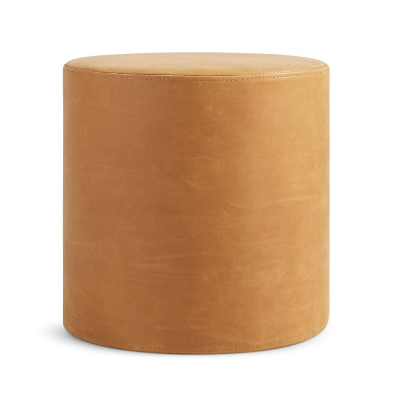 Bumper Small Ottoman ottomans BluDot Camel Leather 