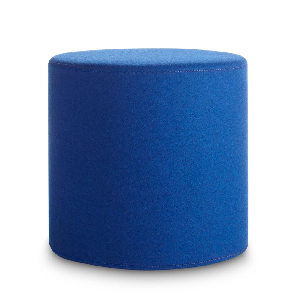 Bumper Small Ottoman ottomans BluDot Thurmond Blue 