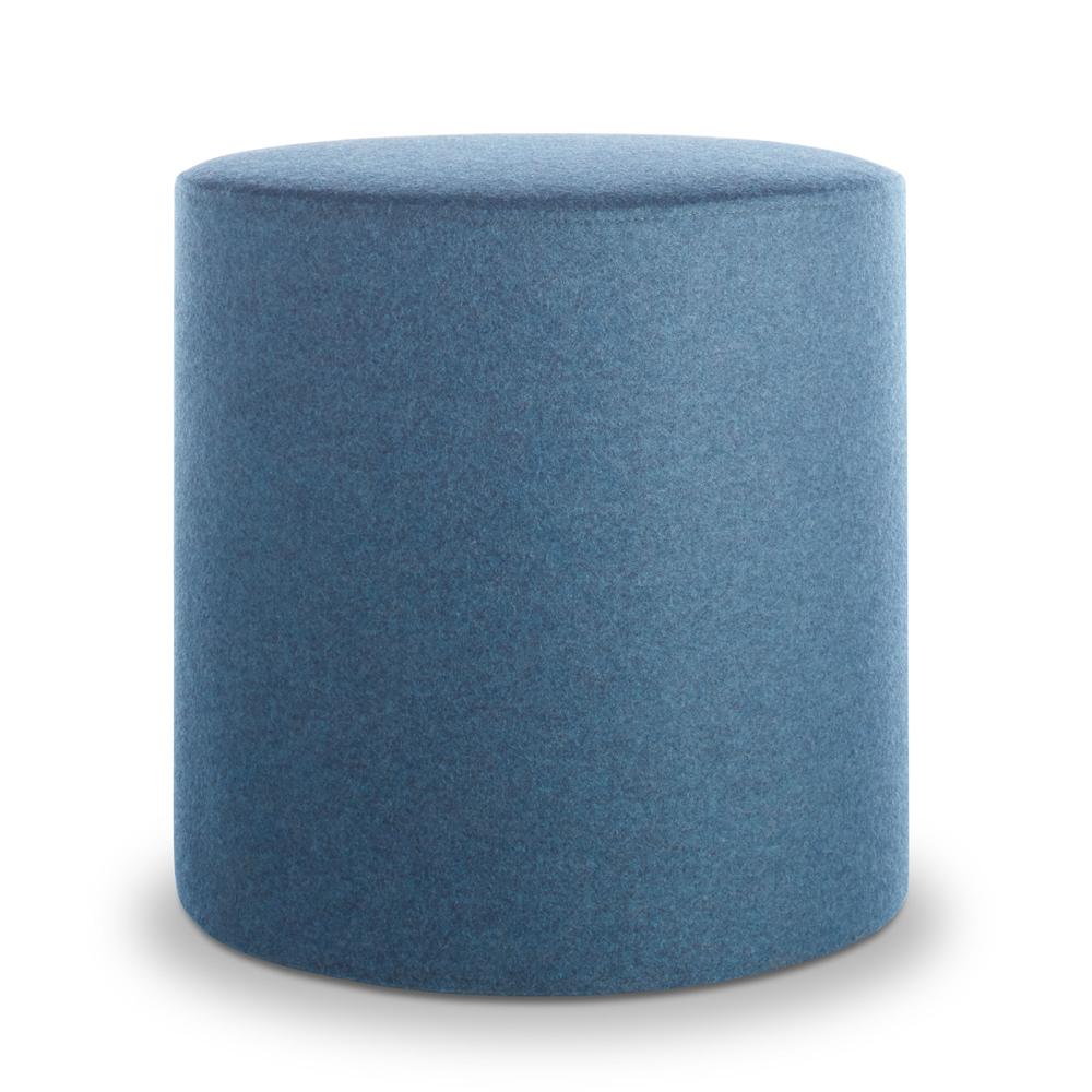 Bumper Small Ottoman ottomans BluDot Thurmond Marine Blue 