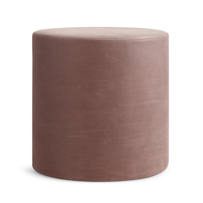 Bumper Small Ottoman ottomans BluDot Oyster Leather 