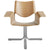 Buttercup Chair lounge chair BluDot White Oak / Stainless Steel 