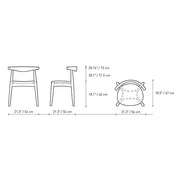CH20 Elbow Chair Side/Dining Carl Hansen 
