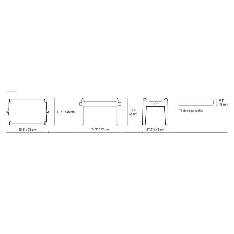 CH411 Peters Table Side/Dining Carl Hansen 