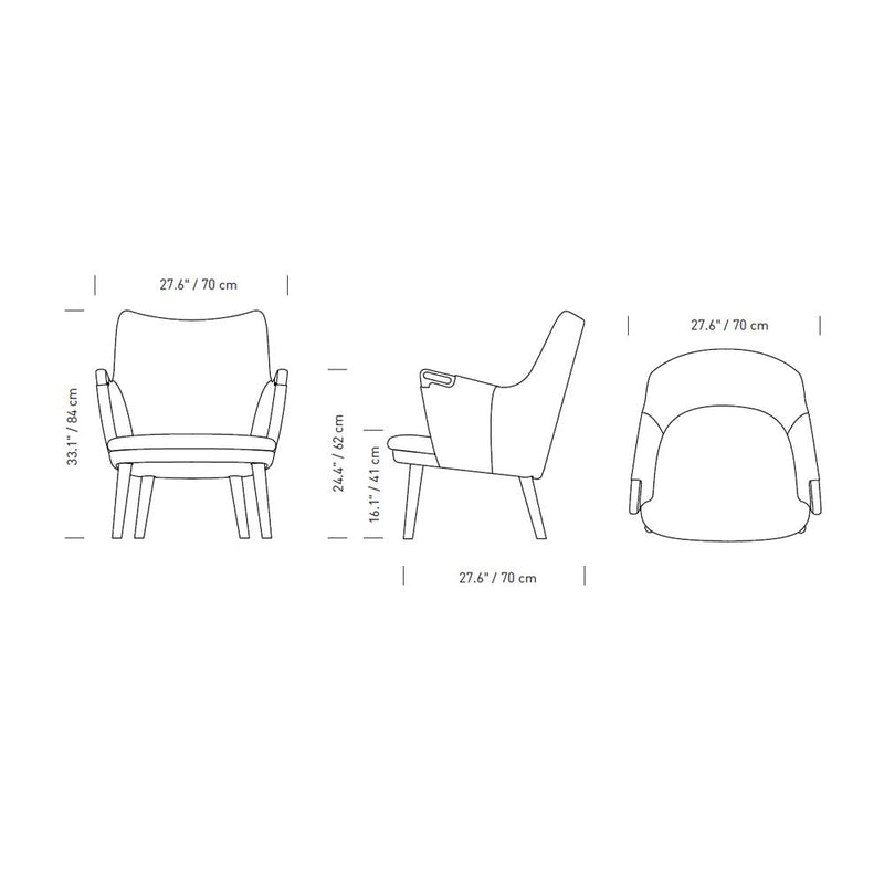 CH71 Lounge Chair lounge chair Carl Hansen 