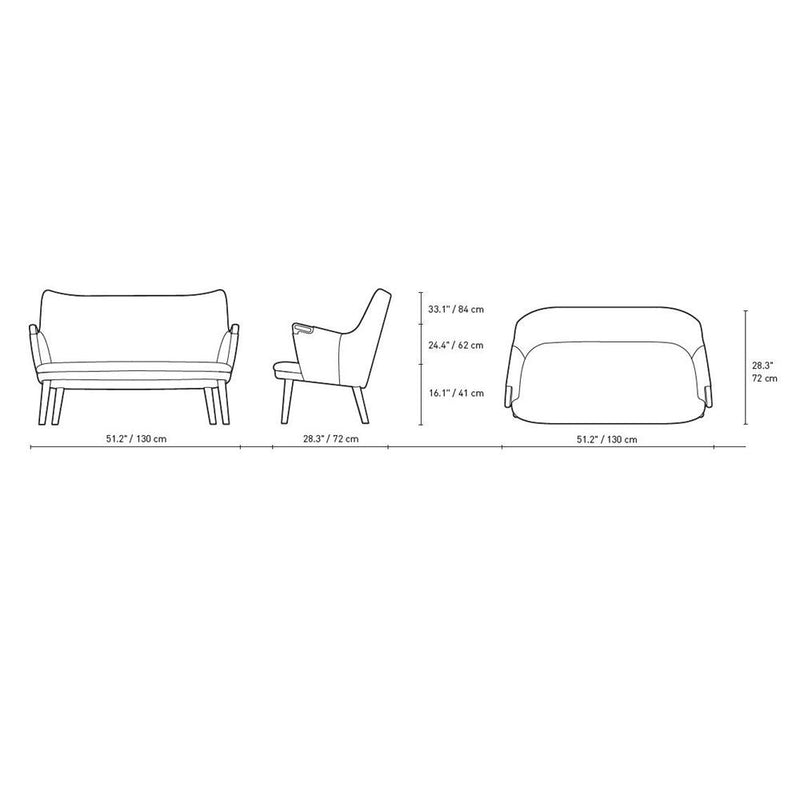 CH72 Sofa Sofa Carl Hansen 