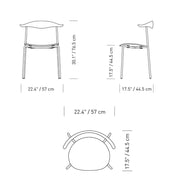 CH88T Stacking Chair Side/Dining Carl Hansen 