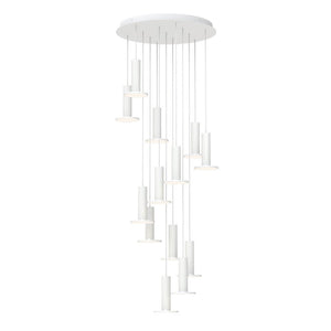 Cielo 13 Multi-Light LED Pendant hanging lamps Pablo Cielo chandelier 13 - White / White / White cord 