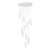 Cielo 13 Multi-Light LED Pendant hanging lamps Pablo Cielo chandelier 13 - White / White / White cord 