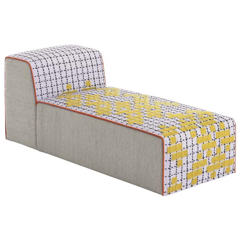 Bandas Chaise Loung chaise lounge Gan C Yellow 