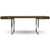 Ch110 Desk Desk's Carl Hansen Walnut - Lacquered Stainless steel 