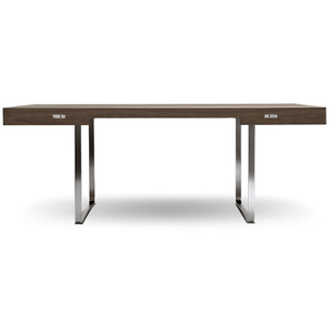 Ch110 Desk Desk's Carl Hansen Walnut - Oiled Stainless steel 