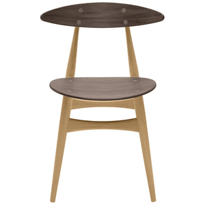 Wegner CH33T Chair Side/Dining Carl Hansen oak frame / walnut seat & back - lacquered 
