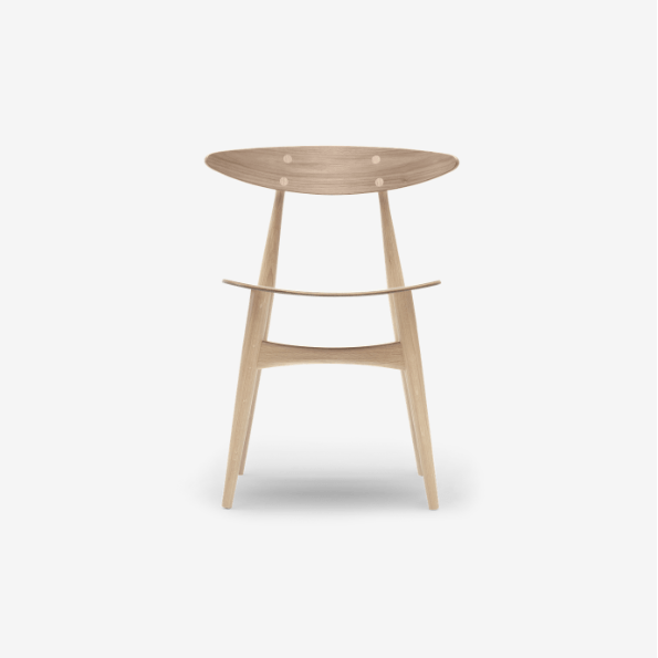 Wegner CH33T Chair Side/Dining Carl Hansen Oak-White Oil 