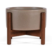 Case Study Desk Top Cylinder with Wood Stand Outdoors Modernica Wood Pebble 