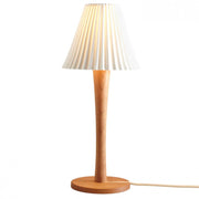 Cecil Table Light Table Lamp Original BTC Cherry Stem Sand and Taupe Braided Cable 