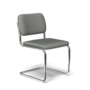 Cesca Chair -Upholstered Side/Dining Knoll armless Knoll Velvet - Swan 