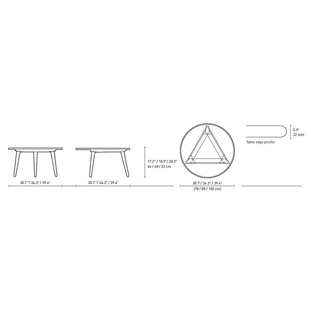 Ch008 Low Table Dining Tables Carl Hansen 