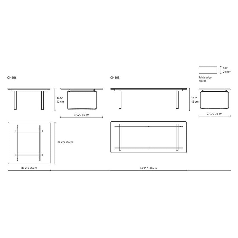 Ch108 Coffee Table Coffee Tables Carl Hansen 