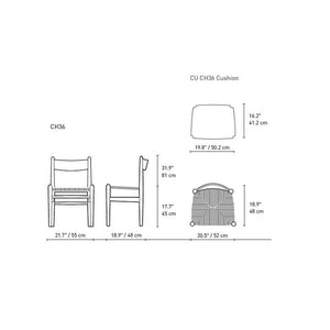 Ch36 Dining Chair - Colors Side/Dining Carl Hansen 