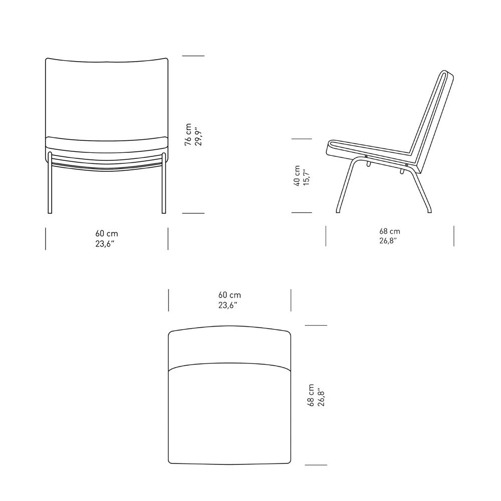 Ch401 Airline Chair lounge chair Carl Hansen 